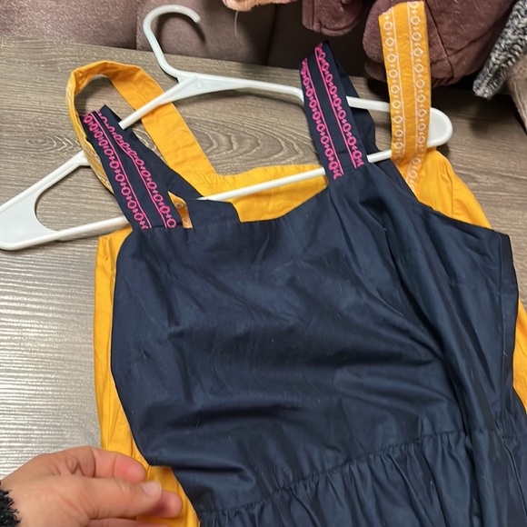 J Crew Embroidered Scalloped Tiered Dress size 4 - Picture 6 of 8